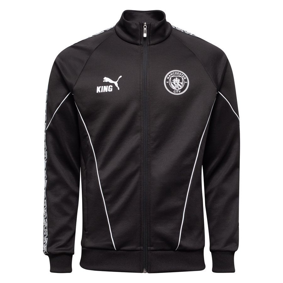 Manchester City Track Jacket King Anthem - PUMA Black Kids-SoccerKits Hub | Buy Soccer Jerseys Online